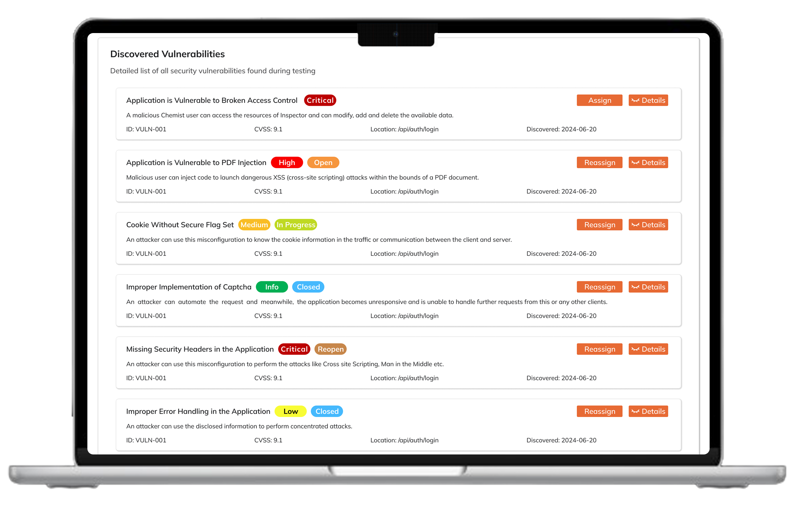 Vulnytics Dashboard 2